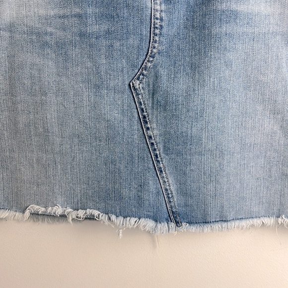 AG Adriano Goldschmied AG-ED Denim Erin Denim Pencil Skirt Light Wash Size 32 - Picture 6 of 12